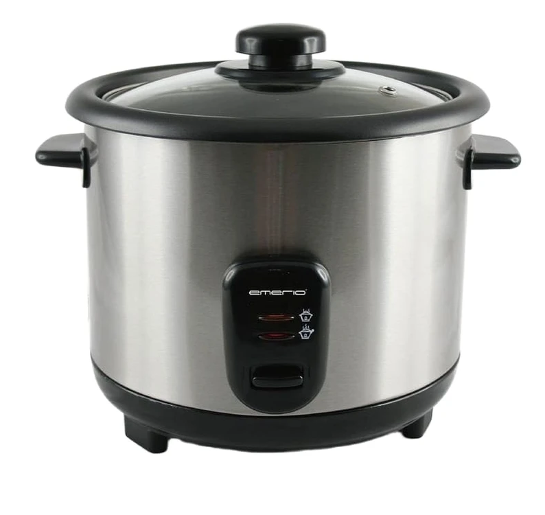 Emerio Reiskocher RCE.110118, 500W, 1.5L, Edelstahl, Warmhaltefunktion